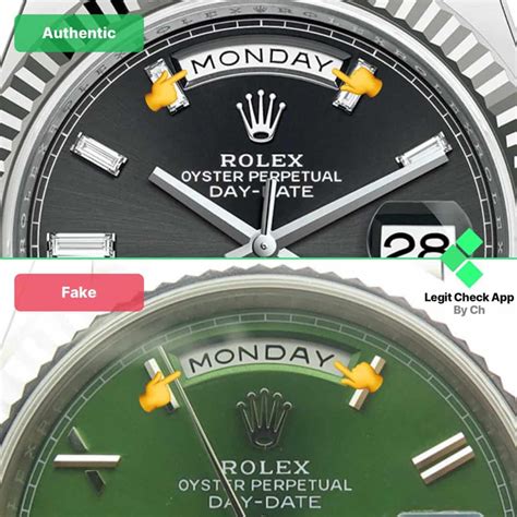 fake vs real rolex day date|homage day date watches.